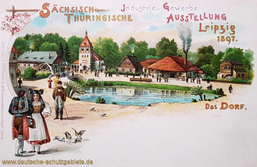 Leipzig, Sächsisch-Thüringische Industrie- & Gewerbe-Ausstellung 1897