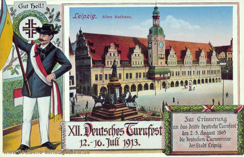 Leipzig, Altes Rathaus 1913