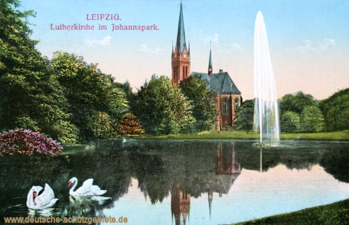 Leipzig, Lutherkirche im Johannapark