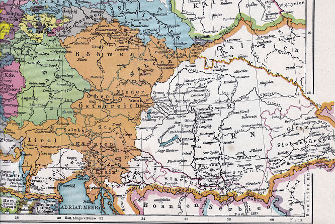 Österreichischer Teil des Deutschen Bundes 1815 - 1866