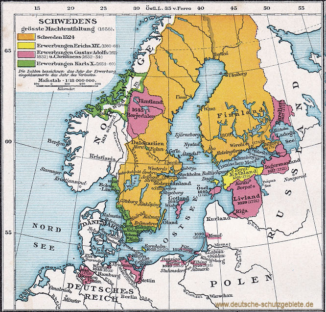 Schwedens größte Machtentfaltung 1658