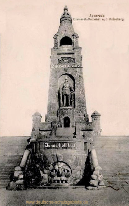 Apenrade, Bismarck-Denkmal auf dem Knivsberg