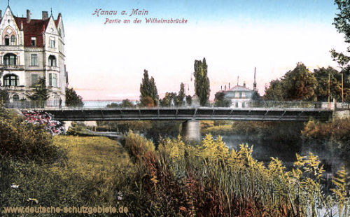 Hanau, Partie an der Wilhelmsbrücke
