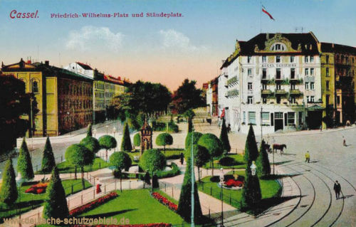 Kassel, Friedrich-Wilhelmsplatz und Ständeplatz
