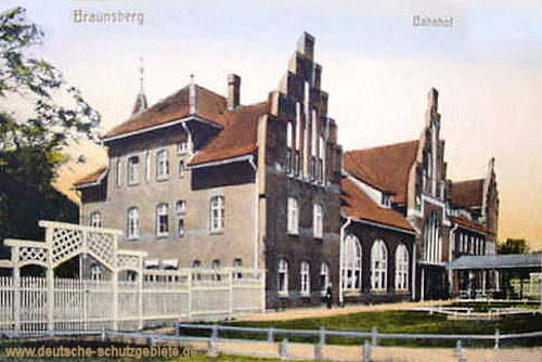 Braunsberg, Bahnhof