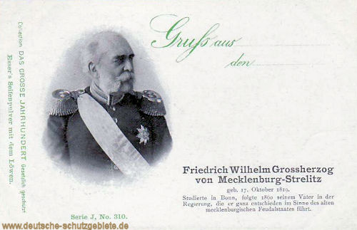 Friedrich Wilhelm Großherzog von Mecklenburg-Strelitz