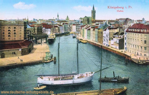 Königsberg i. P., Hafen