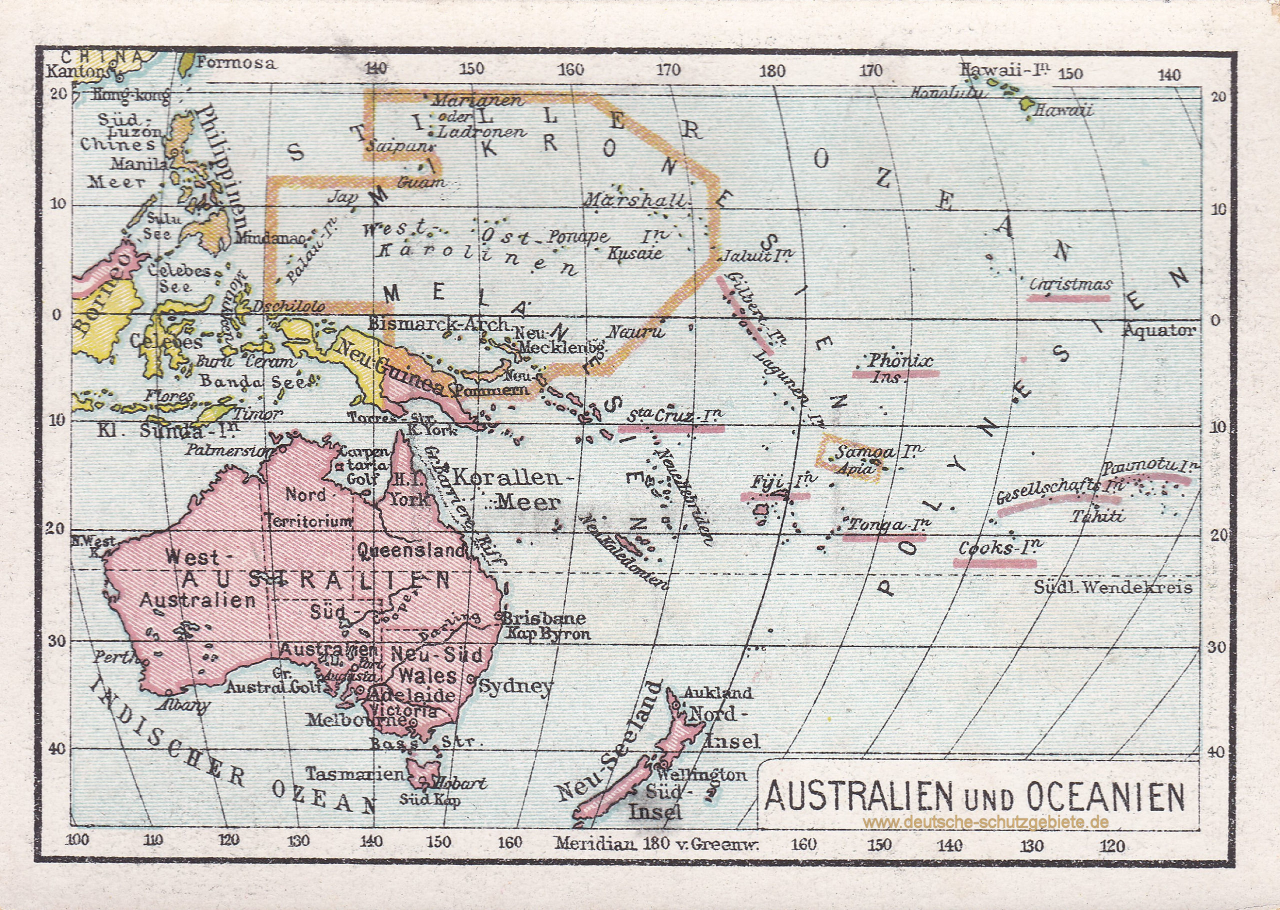 Australien und Oceanien (1912)