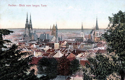 Aachen, Blick vom langen Turm