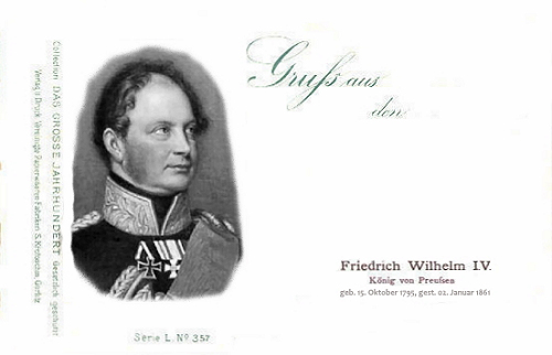 Friedrich Wilhelm IV. König von Preußen