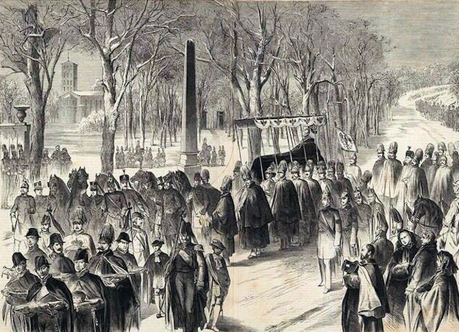 Leichenbegräbnis König Friedrich Wilhelms am 7. Januar 1861