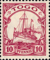 Togo Nr. 9, 10 Pfennig