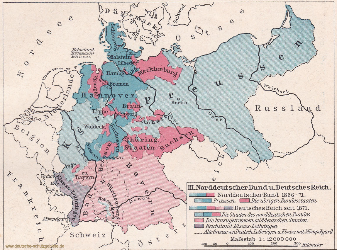 Norddeutscher Bund und Deutsches Reich