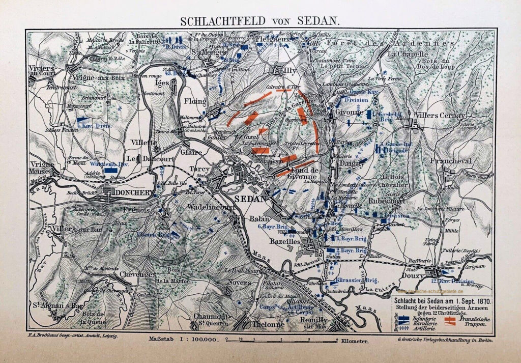 Schlacht bei Sedan am 1. September 1870