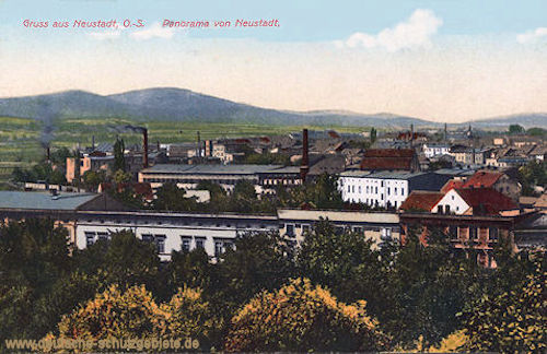 Neustadt, Oberschlesien, Panorama von Neustadt