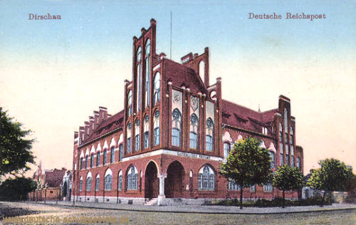 Dirschau, Deutsche Reichspost