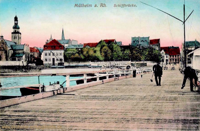 Mülheim am Rhein, Schiffbrücke