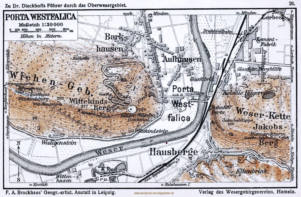 Porta Westfalica-Denkmal - deutsche-schutzgebiete.de