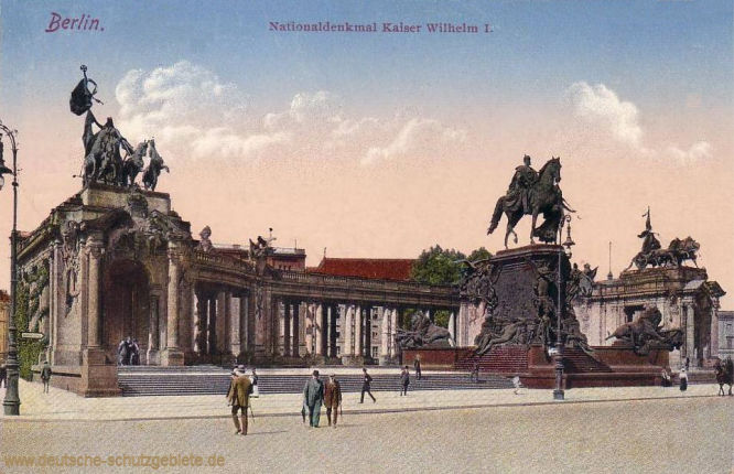 Berlin. Nationaldenkmal Kaiser Wilhelm I.