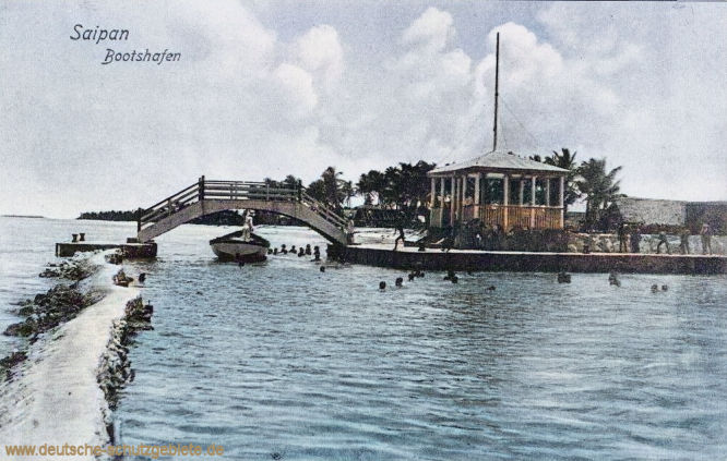 Saipan. Bootshafen.