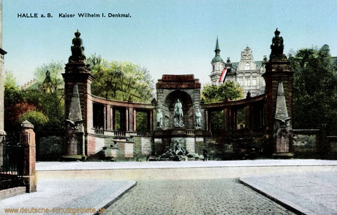 Halle. a. d. S. Kaiser Wilhelm I. Denkmal.