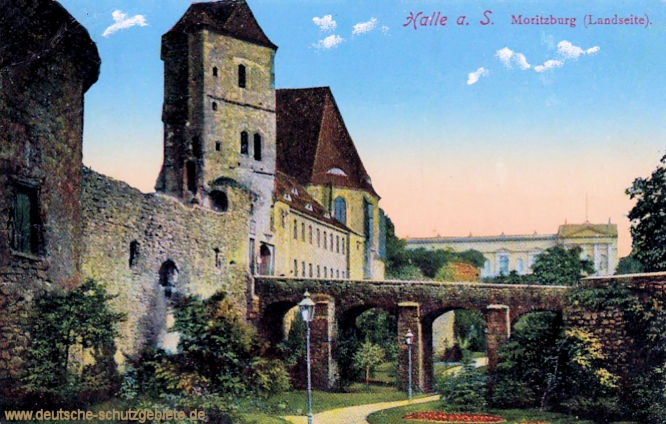 Halle. a. d. S. Moritzburg (Landseite).