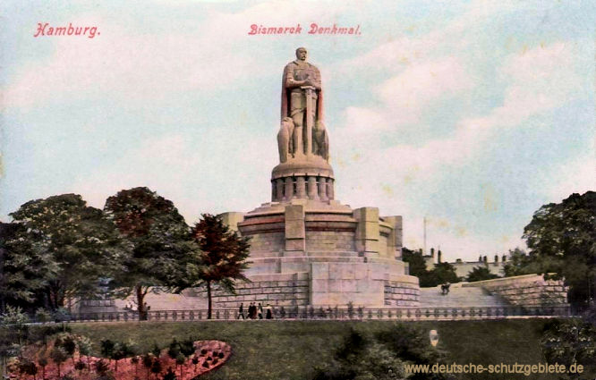 Hamburg. Bismarck-Denkmal.