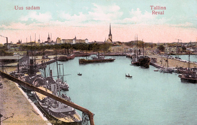 Reval (Tallinn) Uus sadam (Hafen).